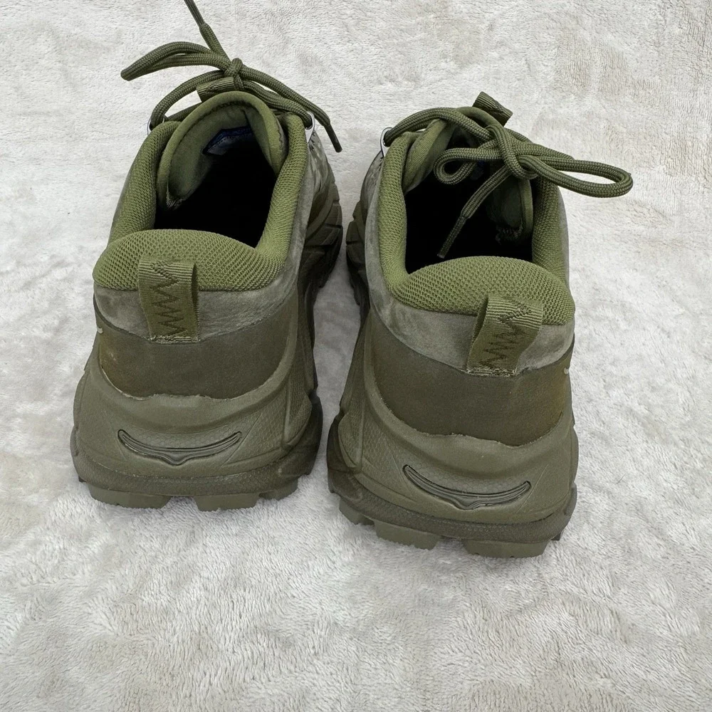HOKA Tor Summit Moss Spruce Green Vibram Hiking Shoes M/10 W/11 NWOB